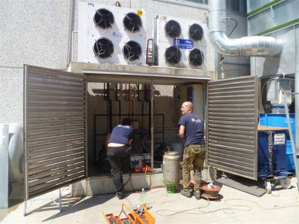 Interventi di manutenzione impianto refrigerazione di una conceria